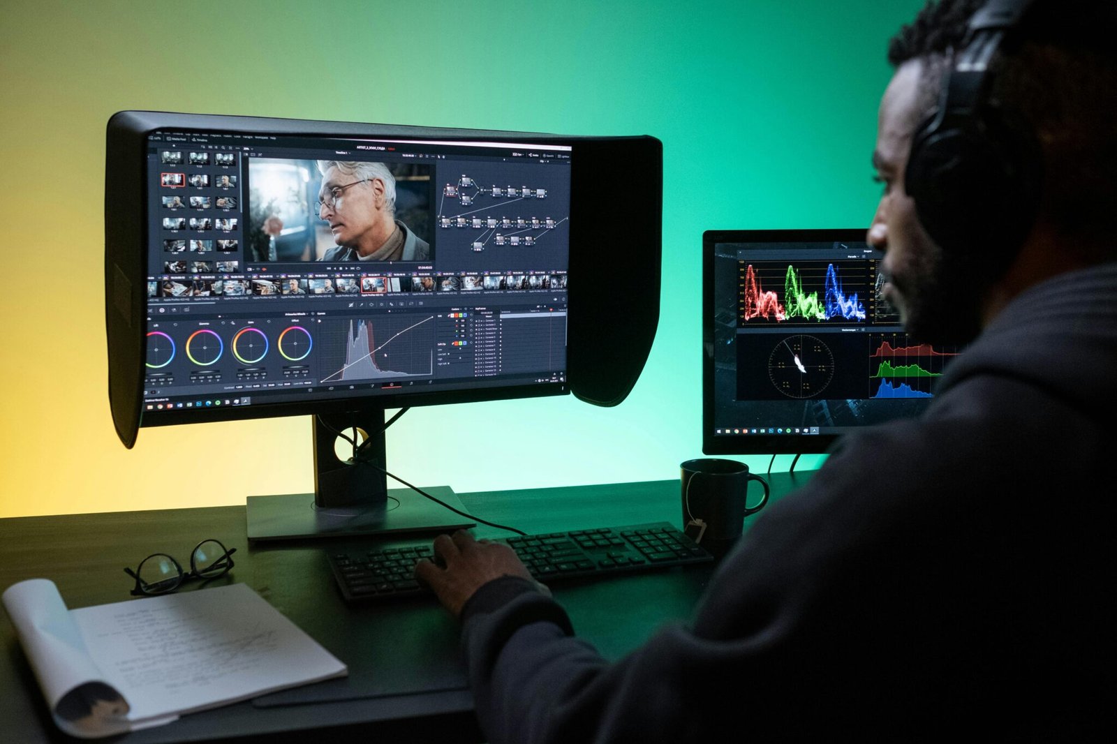 Video editing and color grading